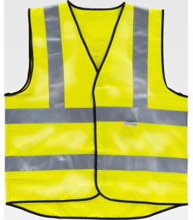 Chaleco de alta visibilidad, antiestático y protección contra llama HVTT20. Workteam1
