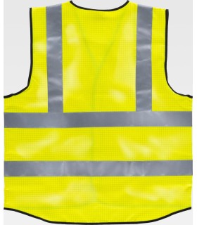 Chaleco de alta visibilidad, antiestático y protección contra llama HVTT20. Workteam2