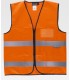 Chaleco de alta visibilidad con bolsillo para identificador C3610B. Workteam2