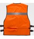 Chaleco de alta visibilidad ajustable, reflectante y multibolsillos C3601. WORKTEAM10