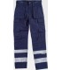 Pantalón de visibilidad realzada con portarodilleras y reforzado C2911. Workteam1