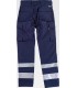 Pantalón de visibilidad realzada con portarodilleras y reforzado C2911. Workteam2