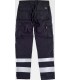 Pantalón de visibilidad realzada con portarodilleras y reforzado C2911. Workteam4