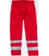 Pantalón de visibilidad realzada con portarodilleras y reforzado C2911. Workteam6