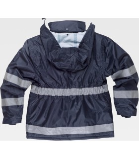 Parka de visibilidad realzada acolchada e impermeable S1008. Workteam4