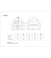 Parka de visibilidad realzada acolchada e impermeable S1008. Workteam7