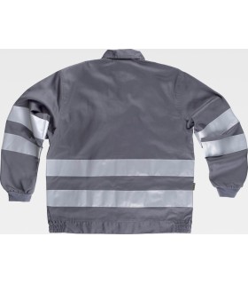 Chaquetilla de visibilidad realzada con cintas reflectantes B1107. Workteam2