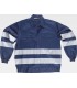 Chaquetilla de visibilidad realzada con cintas reflectantes B1107. Workteam3