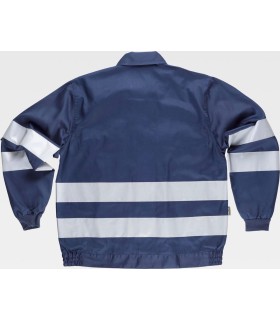 Chaquetilla de visibilidad realzada con cintas reflectantes B1107. Workteam4