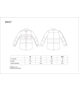 Camisa de visibilidad realzada reflectante B8007. Workteam5
