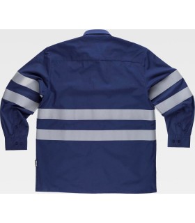 Camisa de visibilidad realzada reflectante B8007. Workteam4