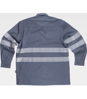 Camisa de visibilidad realzada reflectante B8007. Workteam2