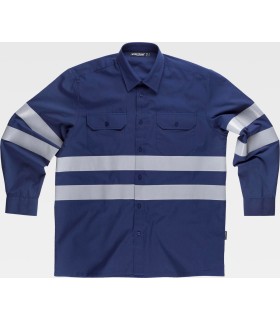 Camisa de visibilidad realzada reflectante B8007. Workteam3