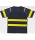 Camiseta de alta visibilidad con cintas discontinuas C3978. Workteam2