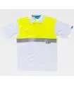 Polo reflectante con tratamiento antibacteriano C3441. Workteam1