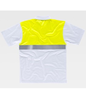 Polo reflectante con tratamiento antibacteriano C3441. Workteam2