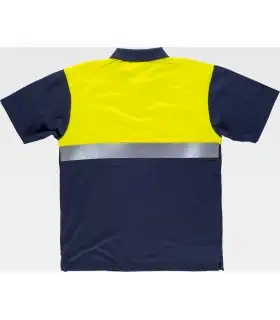 Polo reflectante con tratamiento antibacteriano C3441. Workteam4