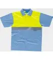 Polo reflectante con tratamiento antibacteriano C3441. Workteam5
