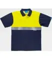 Polo reflectante con tratamiento antibacteriano C3441. Workteam3