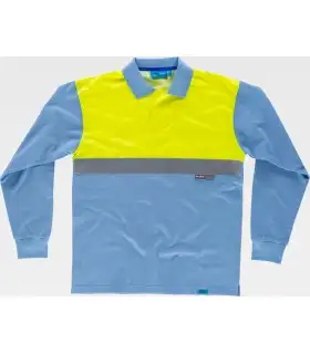 Polo reflectante con tratamiento antibacteriano C3443. Workteam1