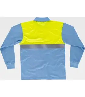 Polo reflectante con tratamiento antibacteriano C3443. Workteam2