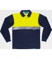 Polo reflectante con tratamiento antibacteriano C3443. Workteam3
