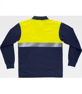 Polo reflectante con tratamiento antibacteriano C3443. Workteam4
