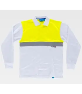 Polo reflectante con tratamiento antibacteriano C3443. Workteam5
