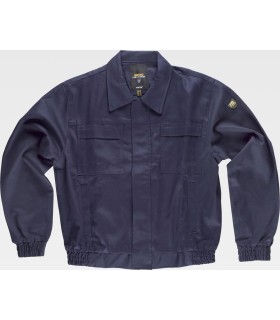 Cazadora Ignífuga para soldadura de cuello camisero B1190. Workteam1