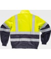 Chaqueta ignífuga, antiestática y alta visibilidad B1191. Workteam2