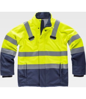 Chaqueta workshell ignífuga, antiestática y alta visibilidad S9591. Workteam1