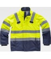 Chaqueta workshell ignífuga, antiestática y alta visibilidad S9591. Workteam1