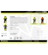 Buzo impermeable acolchado de visibilidad realzada C7020. Workteam5