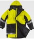 Parka impermeable acolchado de visibilidad realzada C7010. Workteam3