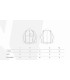 Chaqueta polar combinada WF3030. Workteam5