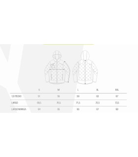 Chaqueta acolchada combinada con tejido Workshell WF3020. Workteam7
