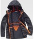 Chaqueta de mujer acolchada combinada con tejido Workshell WF3025. Workteam2