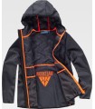 Chaqueta de mujer acolchada combinada con tejido Workshell WF3025. Workteam2