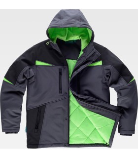 Chaqueta workshell acolchada WF2758. Workteam1