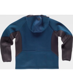 Sudadera en tejido neopreno con capucha WF2605. Workteam2