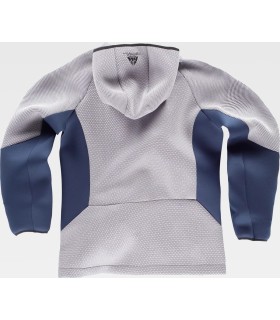 Sudadera en tejido neopreno con capucha WF2605. Workteam6
