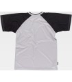Camiseta en tejido mircro Piqué bicolor WF1016. Workteam4