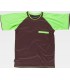 Camiseta en tejido mircro Piqué bicolor WF1016. Workteam5