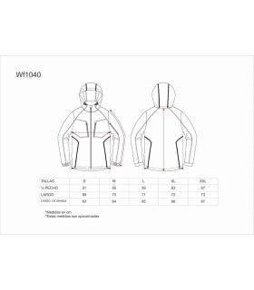 Chaqueta Workshell con capucha desmontable WF1040. Workteam10