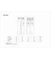 Pantalón elástico con refuerzo en culera WF1050. Workteam9