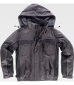 Parka acolchada con tejido Ripstop WF1058. Workteam1