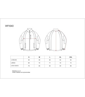 Chaqueta Workshell combinada WF1640. Workteam7