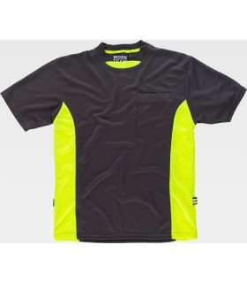 Camiseta técnica combinada WF1616. Workteam3