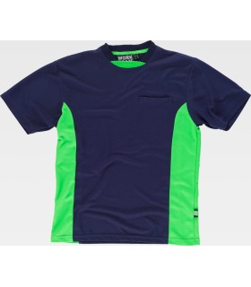 Camiseta técnica combinada WF1616. Workteam5