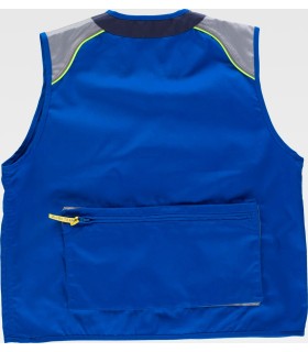 Chaleco safari multibolsillos WF5854. Workteam2